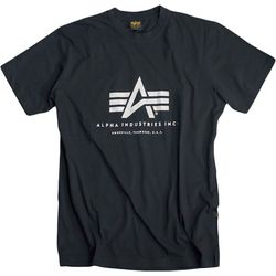 Alpha Industries Tričko  Basic T-Shirt černé 4XL