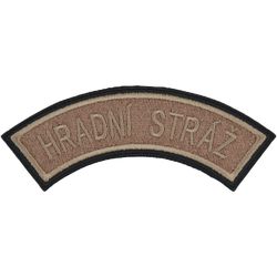 Nášivka: Hradní stráž - oblouček [bsz] hnědá