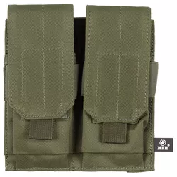MFH sumka MOLLE dvojitá na zásobníky M4/M16 ZELENÁ