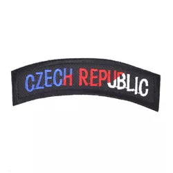 NAVYS nášivka domovenka CZECH REPUBLIC - TRIKOLORA