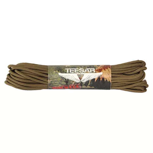 TEESAR šňůra US padáková ø 3 mm / 30 m / 100 feet COYOTE