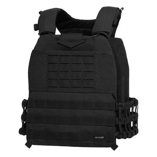 PENTAGON vesta MILON MK2 nosič plátů ČERNÁ