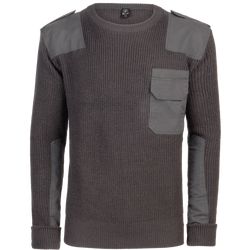 Brandit Pulovr BW Pullover antracitový XXL [56/58]