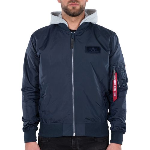 Alpha Industries Bunda  MA-1 TT Hood BP Ref. rep. blue XL