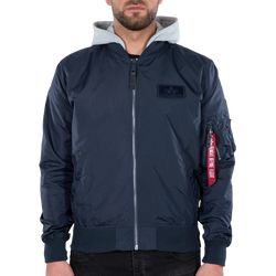 Alpha Industries Bunda  MA-1 TT Hood BP Ref. rep. blue XL