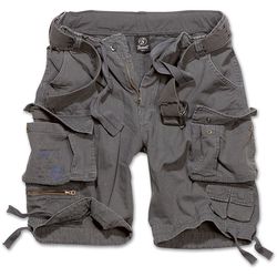 Brandit Kalhoty krátké Savage Vintage Shorts antracitové XL