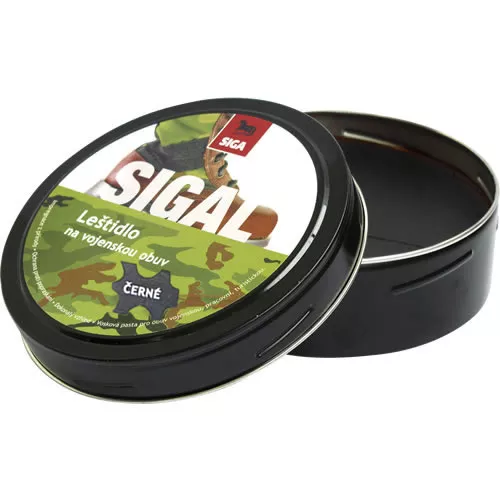 SIGA leštidlo na obuv vojenské 100g ČERNÉ