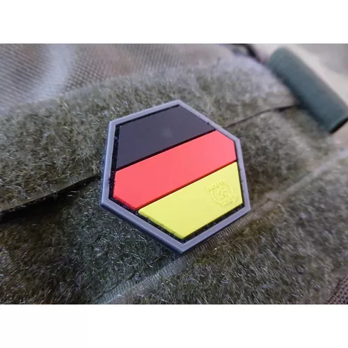 JACKETS TO GO nášivka vlajka NĚMECKO velcro plastová BAREVNÁ