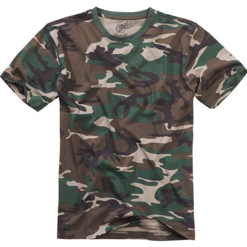 Tričko US T-Shirt BRANDIT woodland 3XL