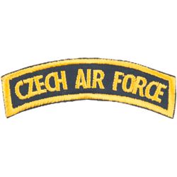 Nášivka: CZECH AIR FORCE [oblouková] černá | žlutá