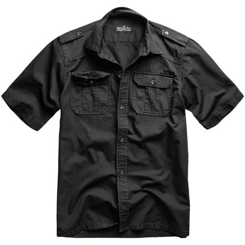 Košile M65 Basic Shirt 1/2 černá S