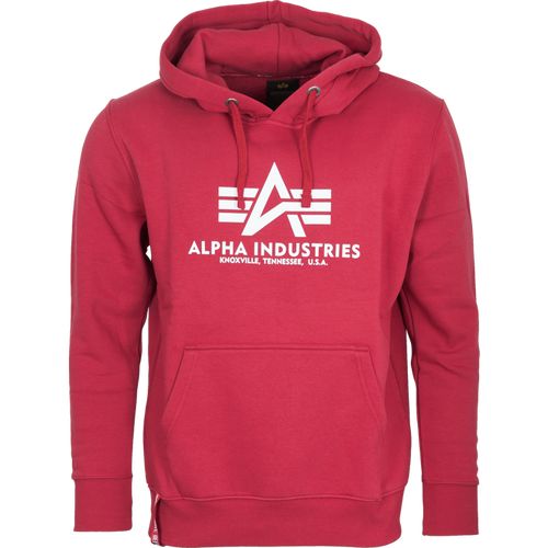 Alpha Industries Mikina  Basic Hoody rbf red XL