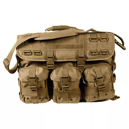 ROTHCO taška MOLLE přes rameno na laptop COYOTE