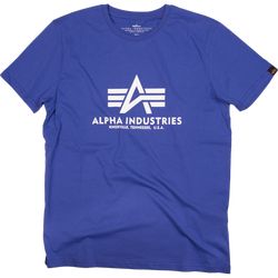 Alpha Industries Tričko  Basic T-Shirt nautical blue XXL