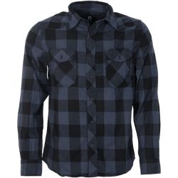 Brandit Košile Check Shirt šedá | černá S