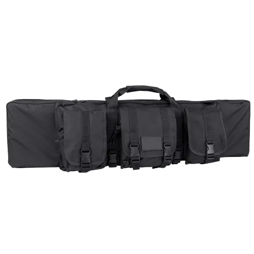 CONDOR OUTDOOR taška na pušku 90 cm se 3 kapsami ČERNÁ