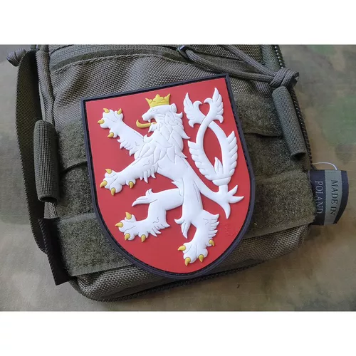 JACKETS TO GO nášivka ČESKÝ LEV plast velcro BAREVNÁ