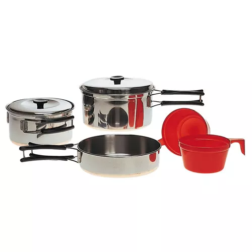 MIL-TEC nádobí jídelní STAINLESS STEEL pro 2 osoby