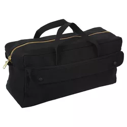 ROTHCO taška JUMBO MECHANICS TOOL mosazný zip ČERNÁ