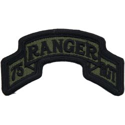 Nášivka: RANGER 75 RGT olivová | černá