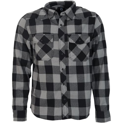 Brandit Košile Check Shirt černá | antracitová L