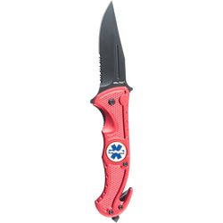 Nůž zavírací Automesser Rescue červený