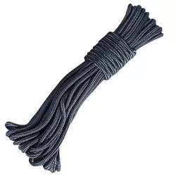 MIL-COM šňůra ø 5 mm / 15 m ČERNÁ