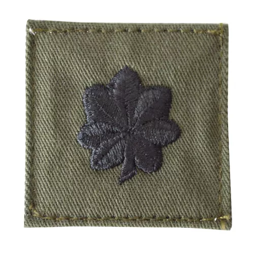 MILITARY RANGE nášivka hodnosti VELCRO LT. COLONEL ZELENÁ