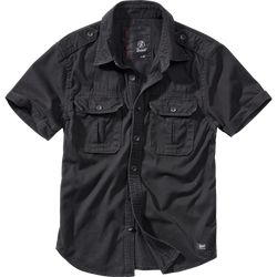 Brandit Košile Vintage Shirt Shortsleeve 1/2 černá 7XL