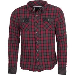 Brandit Košile Check Shirt Duncan 1/1 červená | hnědá M