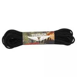 TEESAR šňůra US padáková ø 3 mm / 30 m / 100 feet ČERNÁ