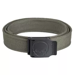 MIL-TEC opasek přezka s lebkou 40 mm 130 cm ZELENÝ