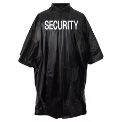 ROTHCO pončo VINYL SECURITY ČERNÉ