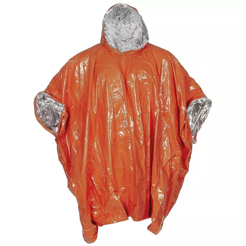 FOX Outdoor pončo EMERGENCY ALU ORANŽOVÉ/STŘÍBRNÉ