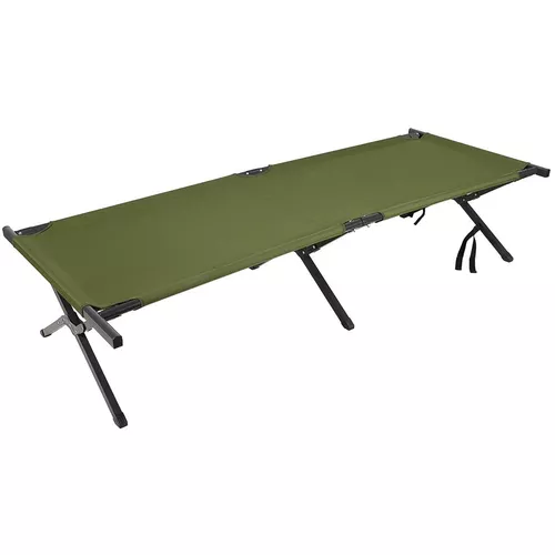 MFH lehátko US Alu 200x65x40cm prodloužené ZELENÉ