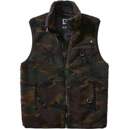 Brandit Vesta Teddyfleece Vest Men woodland 5XL