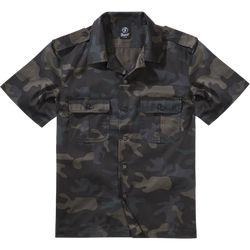 Brandit Košile US Hemd 1/2 darkcamo 6XL