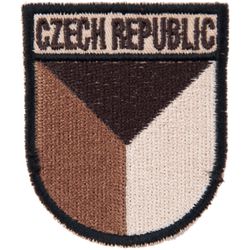 Nášivka: CZECH REPUBLIC [pavéza] béžová | hnědá