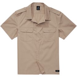 Brandit Košile US Shirt Ripstop 1/2 Arm béžová M