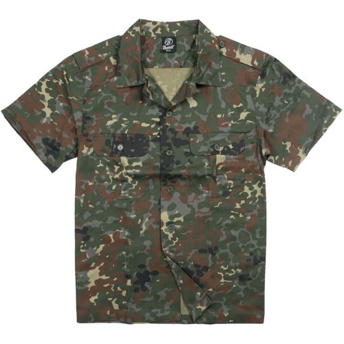 Brandit Košile US Hemd 1/2 flecktarn S