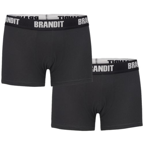 Brandit Boxerky Boxershorts Logo [sada 2 ks] černé XL