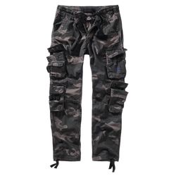 Brandit Kalhoty Pure Slim Fit Trouser darkcamo XL