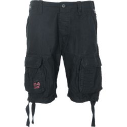Surplus Kalhoty krátké Airborne Vintage Shorts černé 6XL