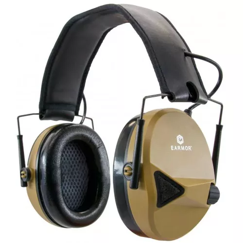 EARMOR sluchátka elektronická M30 MOD3 COYOTE BROWN