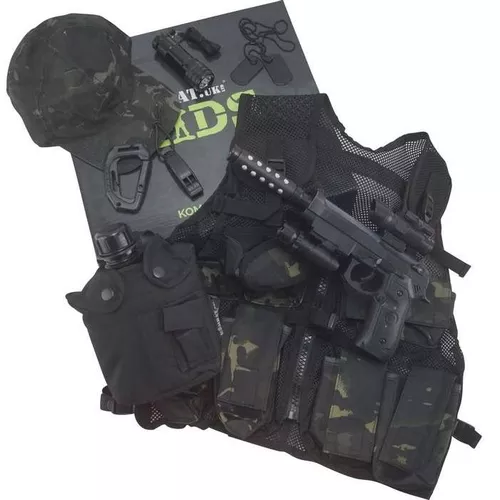 KOMBAT set JUNIOR dětský SPECIAL FORCES 7 dílů BTP BLACK