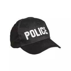 MIL-TEC čepice baseball s nápisem 'POLICE' ČERNÁ