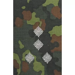 Bundeswehr nárameník BW STABSHAUPTMANN FLECKTARN / stříbrné vyšití
