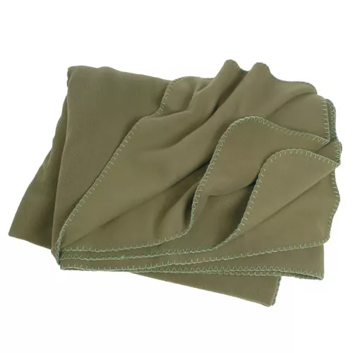 MIL-TEC deka POLY-FLEECE 150x200 s obalem ZELENÁ