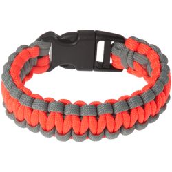 Náramek Paracord NEON oranžová L