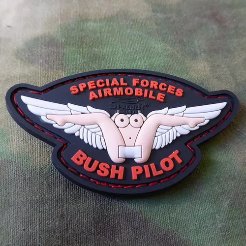 JACKETS TO GO nášivka BUSH PILOT plast BAREVNÁ